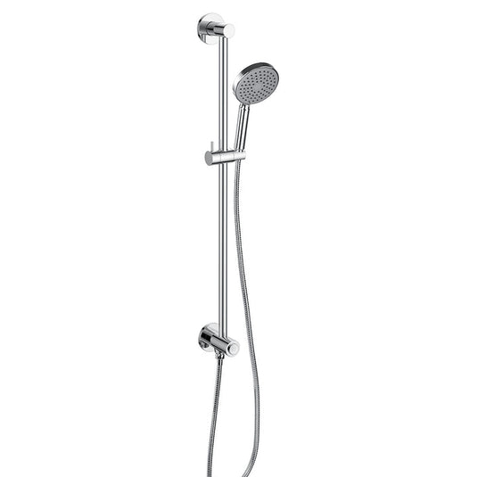 Flova Round Slide Rail Kit With GoClick® On/Off Control And Integral Wall Outlet - LVPFSSGO-V - Bathroom Shack