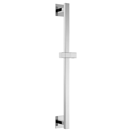 Flova Square Slide Rail – Square Plate – Diamond Chrome - QUSS - Bathroom Shack