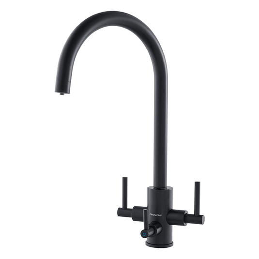 Clearwater Stella Tri Spar C Filtered Water Kitchen Sink Mixer Tap - Matt Black - ST2MB - Bathroom Shack