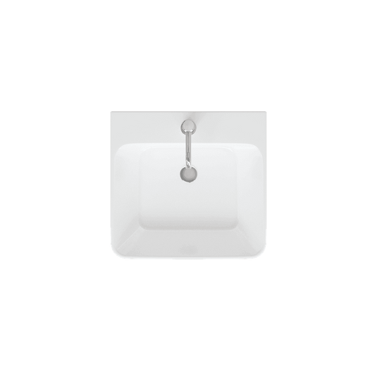 Britton Dalston 600mm Basin - 1TH - White - DAL060 - Bathroom Shack
