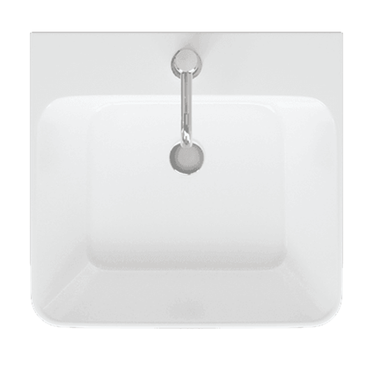 Britton Dalston 500mm Basin - 1TH - White - DAL050 - Bathroom Shack