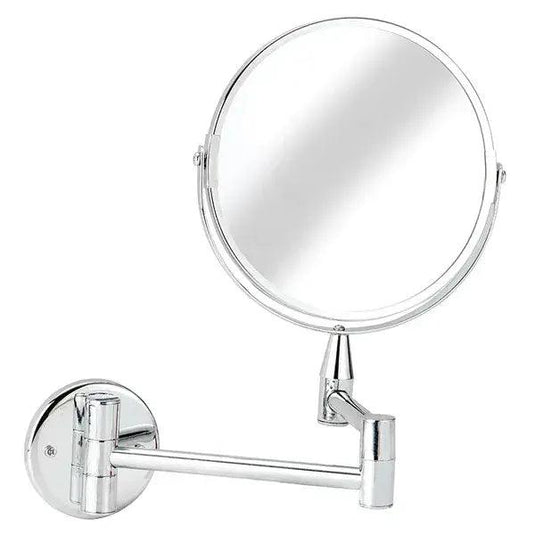 Croydex Britannia Small Round Magnifying Mirror - Chrome - Bathroom Shack