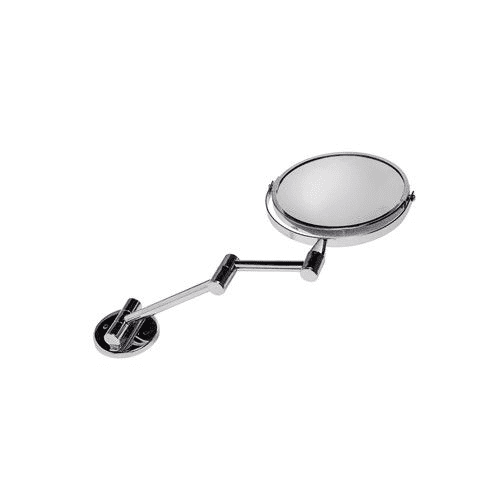 Croydex Britannia Small Round Magnifying Mirror - Chrome - Bathroom Shack