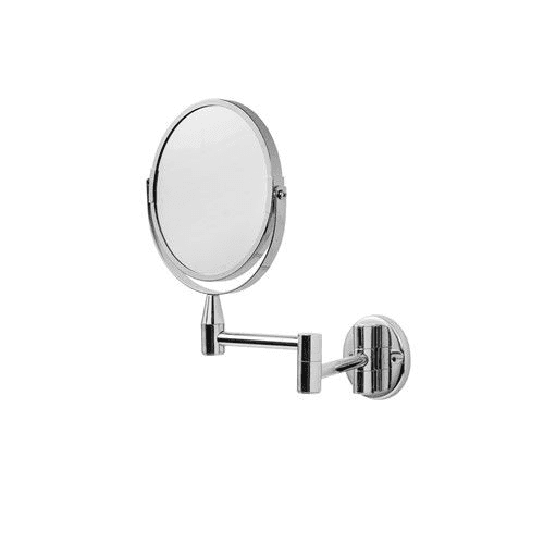 Croydex Britannia Small Round Magnifying Mirror - Chrome - Bathroom Shack
