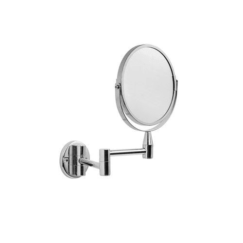 Croydex Britannia Small Round Magnifying Mirror - Chrome - Bathroom Shack