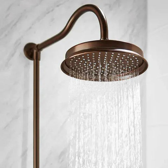 Flova Liberty Thermostatic Shower, Overhead Rainshower & Handset Kit - Oil Rubbed LITSKIT-ORB - Bathroom Shack