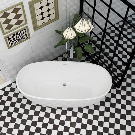 Imex Duro 1700 x 790 Freestanding Bath - Includes Chrome Overflow and Pop Up Bath Waste - PB1017B