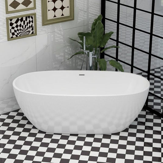 Imex Duro 1700 x 790 Freestanding Bath - Includes Chrome Overflow and Pop Up Bath Waste - PB1017B