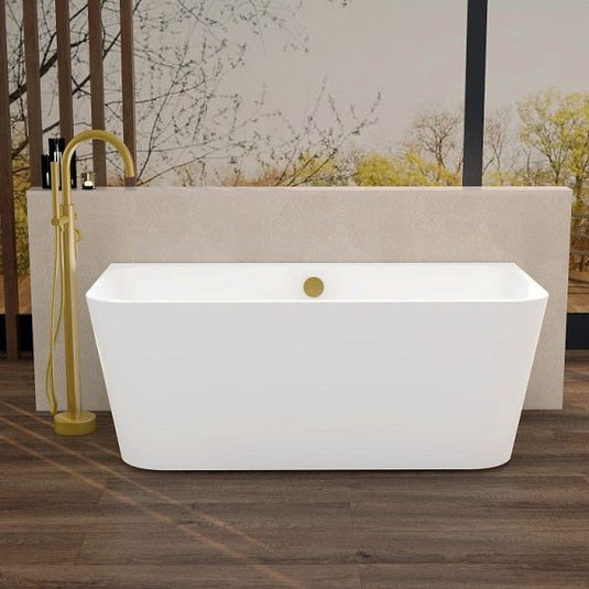 Imex Ravine 1500 x 750 Back To Wall Freestanding Style Bath (Waste Not Included) - PB1016A