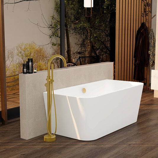 Imex Ravine 1500 x 750 Back To Wall Freestanding Style Bath (Waste Not Included) - PB1016A