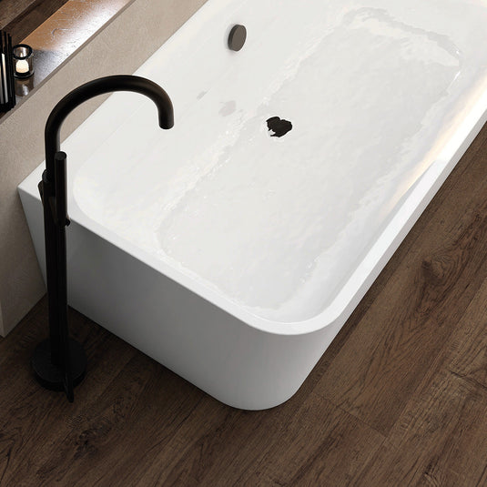 Imex Ravine 1700 x 810 Back To Wall Freestanding Style Bath (Waste Not Included) - PB1016B