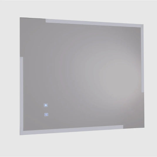 JTP Glance Rectangular LED Illuminated Bathroom Mirror 700mm H x 500mm W - Chrome - Bathroom Shack