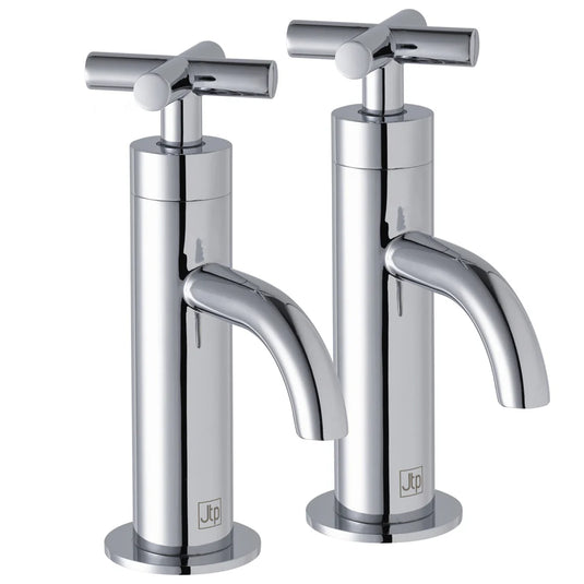 JTP Solex Basin Taps Pair - Chrome - Bathroom Shack
