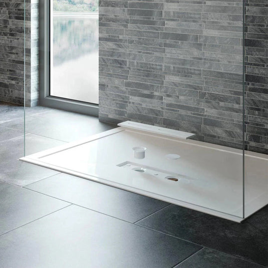 Kudos Connect 2 1700 x 700mm Rectangle Shower Tray with waste - White - Bathroom Shack