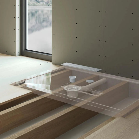 Kudos Connect 2 1700 x 700mm Rectangle Shower Tray with waste - White - Bathroom Shack