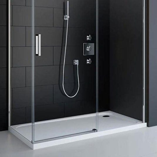 Merlyn Touchstone 1700 x 800mm Rectangular Shower Tray Without Waste - White - S178RTTO - Bathroom Shack