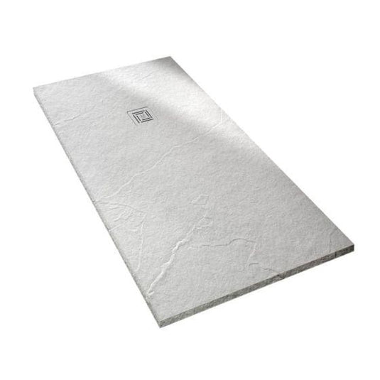 Merlyn Truestone 1400 x 800mm Rectangular Shower Tray with integrated Waste - White - T148RTW - Bathroom Shack