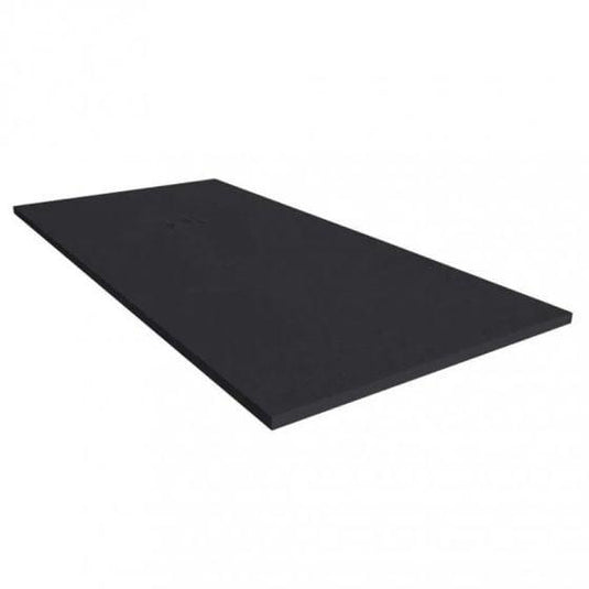 Merlyn Truestone 1700 x 800mm Rectangular Shower Tray with Integrated Waste - Black - T178RTB - Bathroom Shack