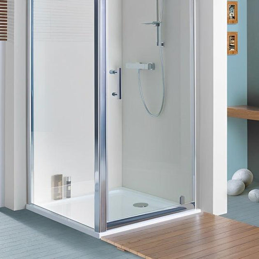 MX Elements 1100mm x 900mm Anti-Slip Rectangular Shower Tray - White - ASXHG - Bathroom Shack