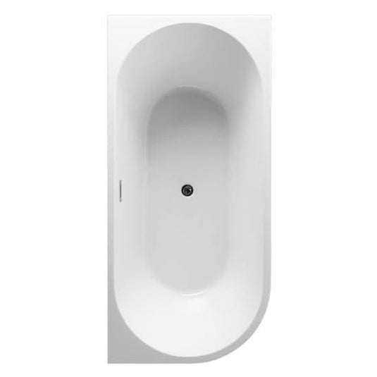 Oceana Barmouth 1700mm J Shape Freestanding Bath (RH) - Bathroom Shack