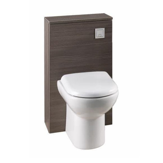 Oceana Eden 500 Back to Wall WC Toilet Unit Gloss in Grey Avola - Bathroom Shack