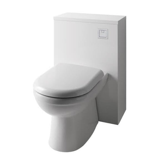 Oceana Kara 500mm Toilet Unit - White - Bathroom Shack
