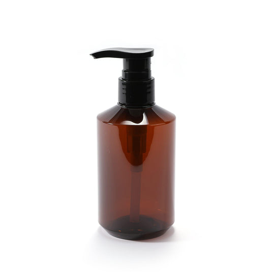 Origins Dispenser Bottle 300ml & Pump - Brown/Black - Bathroom Shack