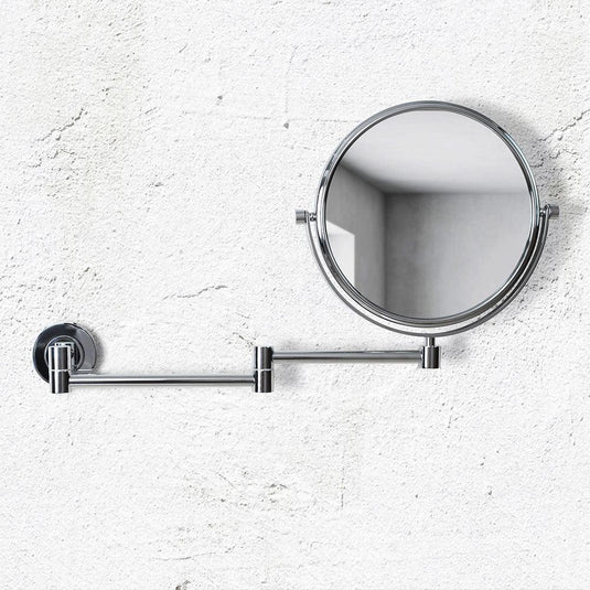 Origins Hutton Reversible 5x Magnifying Wall Mirror - Chrome - Bathroom Shack