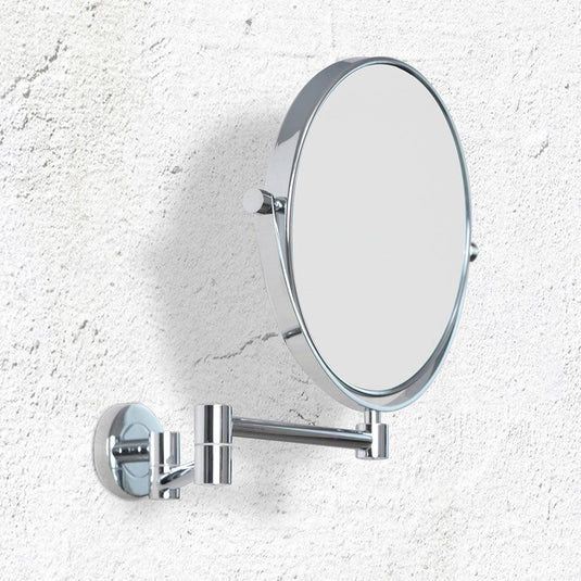 Origins Hutton Reversible 5x Magnifying Wall Mirror - Chrome - Bathroom Shack