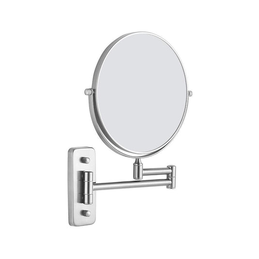 Origins Mason Reversible 5x Magnifying Wall Mirror - Brushed Nickel - Bathroom Shack