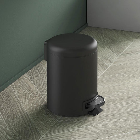 Origins Potty Pedal Bin 5L - Black - Bathroom Shack