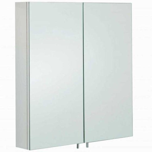 RAK Ceramics Delta Stainless Steel Double Cabinet With Mirrored Doors - 12SL801 - Bathroom Shack