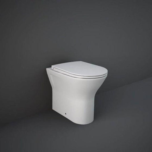 RAK Ceramics Feeling Rimless Back to Wall Toilet Pan - Matt White - RST19500A - Bathroom Shack
