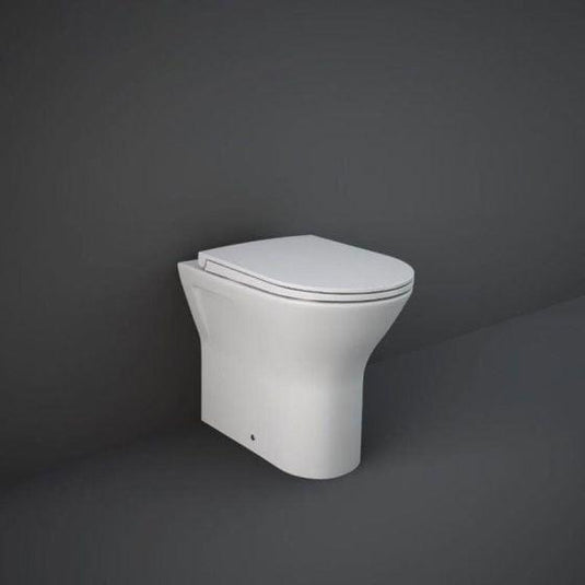 RAK Ceramics Feeling Soft Close Toilet Seat and Cover - Matt White - FEESEAT500 - Bathroom Shack
