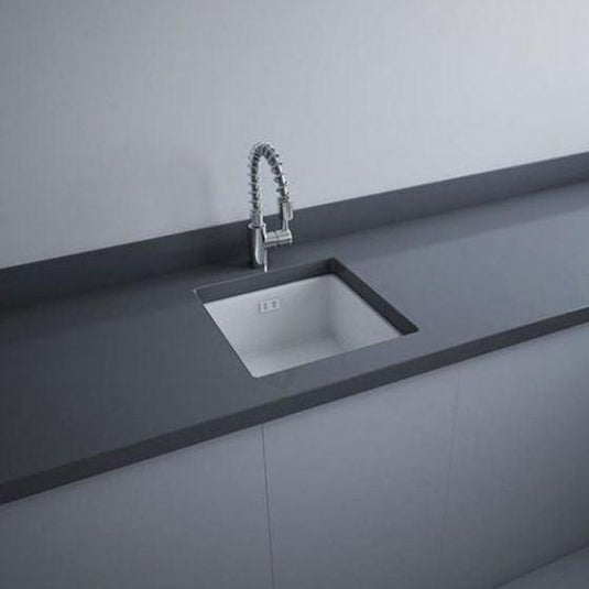 RAK Ceramics Gourmet Sink 6 - Square Over/Under Counter Kitchen Sink - OC104AWHA - Bathroom Shack
