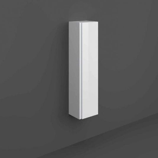 RAK Ceramics Joy Wall Hung Tall Storage Unit - White - JOYTS120PWH - Bathroom Shack