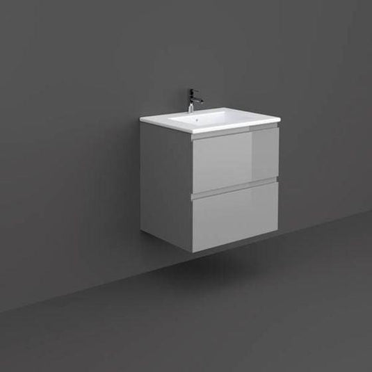 RAK Ceramics Joy Wall Hung Vanity Unit 60cm - Urban Grey - JOYWH060UGY - Bathroom Shack