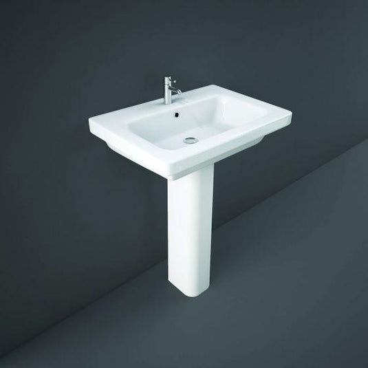 RAK Ceramics Resort 65cm Basin - 1 Tap Hole - RST0101AWHA - Bathroom Shack