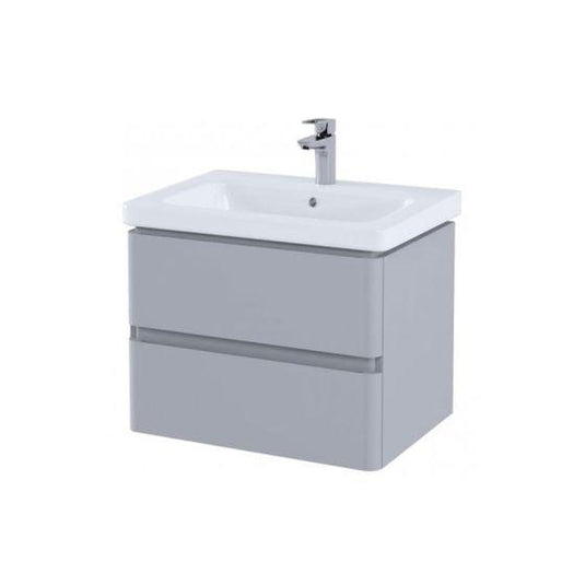 RAK Ceramics Resort 650mm Basin Unit With Double Draw - Matt Stone - RAKRSTWBU65601 - Bathroom Shack