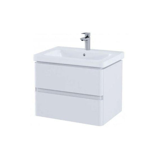 RAK Ceramics Resort 650mm Basin Unit With Double Draw - Matt White - RAKRSTWBU65600 - Bathroom Shack