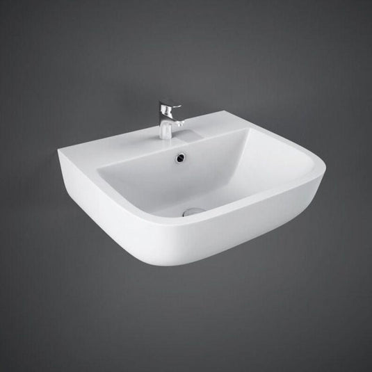 RAK Ceramics Series 600 40cm Wall Hung Basin - 1 Tap Hole - SE0501AWHA - Bathroom Shack