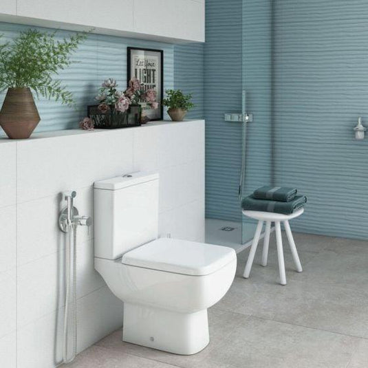 RAK Ceramics Series 600 Close Coupled Dual Flush Cistern - Alpine White - SE10AWHA - Bathroom Shack