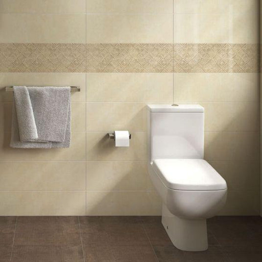 RAK Ceramics Series 600 Close Coupled Dual Flush Cistern - Alpine White - SE10AWHA - Bathroom Shack