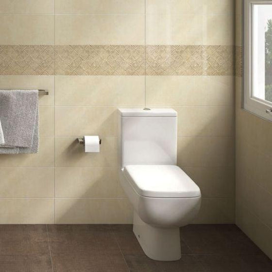 RAK Ceramics Series 600 Close Coupled Toilet Pan - Alpine White - SE11AWHA - Bathroom Shack