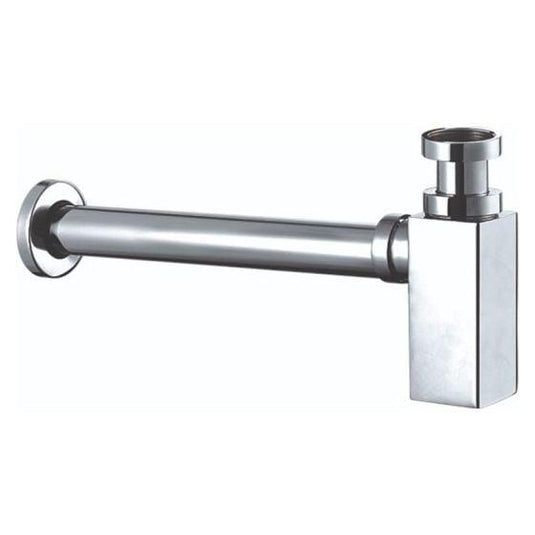 RAK Ceramics Square Bottle Trap - Chrome - RAKSBTP001 - Bathroom Shack