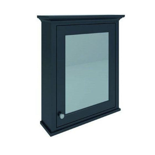 RAK Ceramics Washington 600mm Mirror Cabinet in Black (W650 x H750mm) - RAKWMC60504 - Bathroom Shack