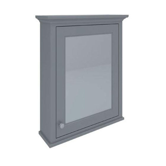 RAK Ceramics Washington 600mm Mirror Cabinet in Grey (W650 x H750mm) - RAKWMC60503 - Bathroom Shack