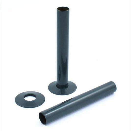 Ruby 18mm Radiator Pipe Sleeves - Anthracite - RUBY108872 - Bathroom Shack