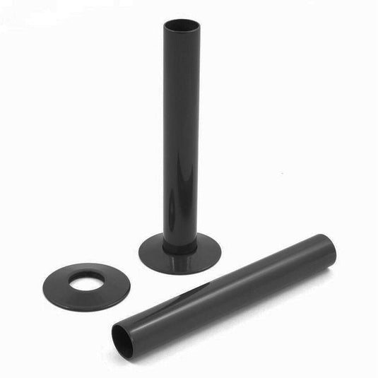Ruby 18mm Radiator Pipe Sleeves - Black - RUBY108871 - Bathroom Shack