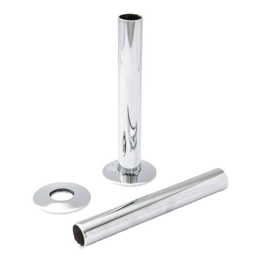 Ruby 18mm Radiator Pipe Sleeves - Chrome - RUBY108870 - Bathroom Shack